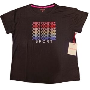 Juicy Couture Sport Stretch Fabric T-shirt, Size: M, NWT